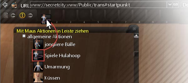 4. Leiste belegen