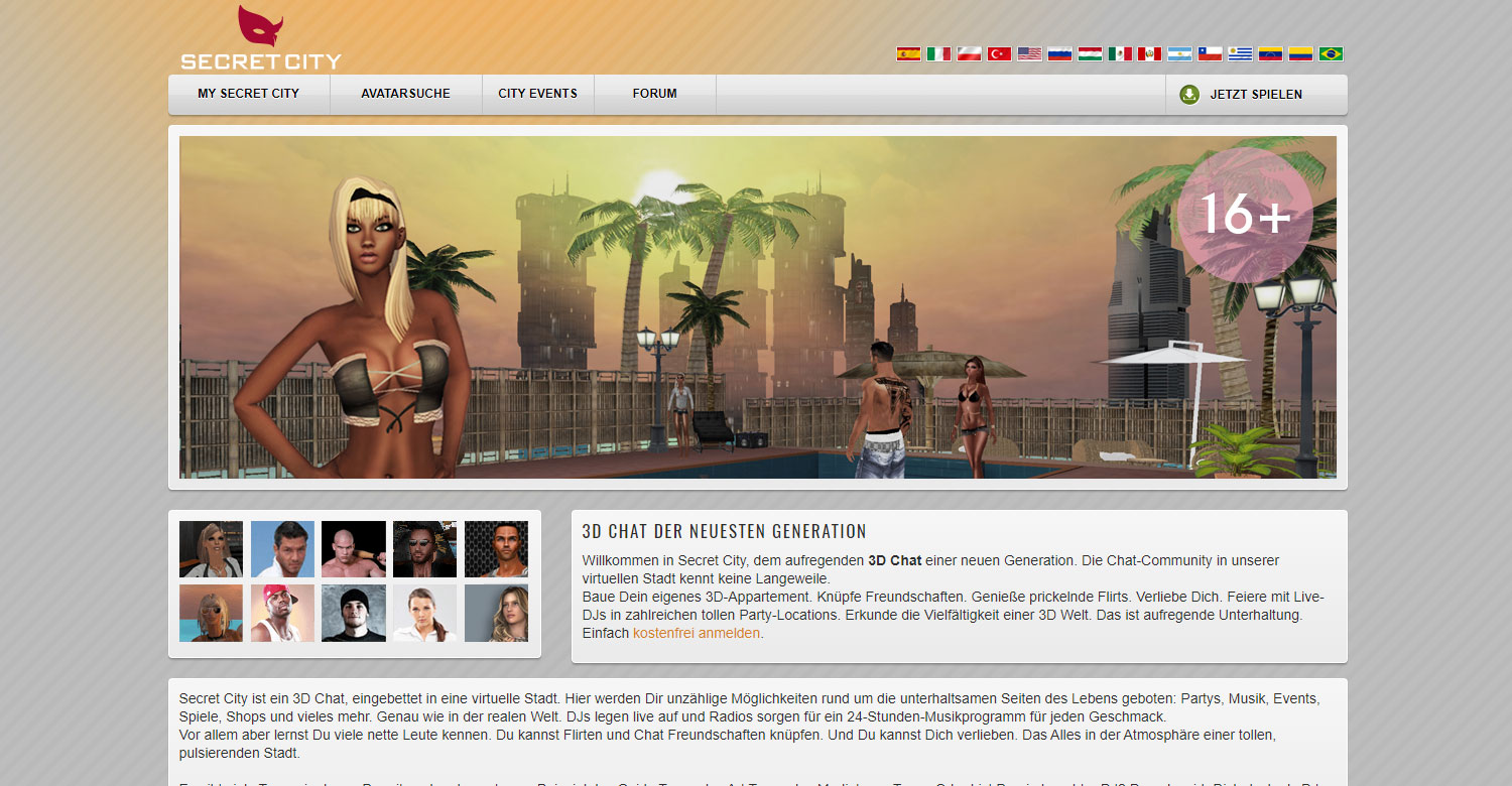 Secret City 3D Chat